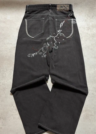 Jean mixte aestethic JNCO gothic with design logo brodé pants vintage y2k, brand: JNCO, condition: Very good, size: L, €42.00, €44.80 includes Buyer Protection