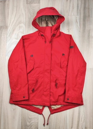 Parka rouge à capuche, Aigle Retrostare, coupe fishtail déperlante imperméable, Y2K, taille L homme, marque: Aigle, état: Très bon état, taille: L, 29,00 €, 31,15 € Protection acheteurs (Pro) incluse