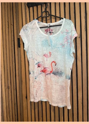 Sale Brave Soul T-shirt M met flamingo print Uitverkoop! Uitverkoop, merk: Brave Soul, staat: Nieuw met prijskaartje, maat: M / 38 / 10, € 5,00, € 5,95 inclusief Kopersbescherming