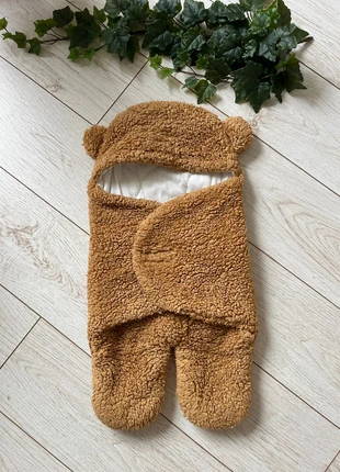 Chancelière - couverture d’emmaillotage ourson, état: Très bon état, 8,00 €, 9,10 € Protection acheteurs incluse