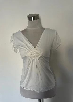 T-shirt dos nu, marke: Vintage Love, zustand: Neu, mit Etikett, größe: S / 36 / 8, 7,00 €, 8,05 € inklusive Vinted-Käuferschutz