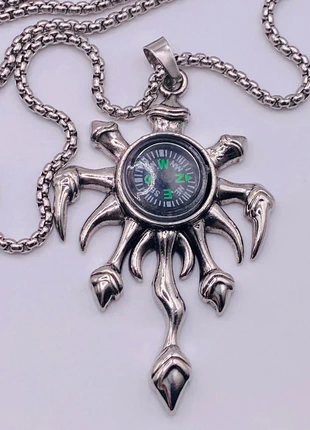 Bellissima collana in acciaio con ciondolo stilizzato, marca: Bobidibu, estado: Nuevo sin etiquetas, 7,80 €, 8,89 € Protección al comprador incluida