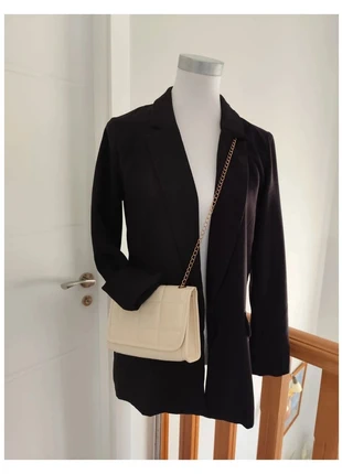 Chaqueta negra larga para mujer 🍀Primark Care, merk: Primark, staat: Heel goed, maat: S / 36 / 8, € 7,50, € 8,58 inclusief Kopersbescherming