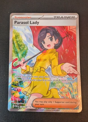 Parasol Lady - Paradox Rift 238/182 Pokémon card, brand: Pokémon, condition: New without tags, £6.00, £7.00 includes Buyer Protection