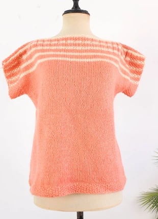 Jersey 80s rosa retro, chaleco vintage, marque: Vintage Dressing, état: Très bon état, taille: S / 36 / 8, 15,00 €, 16,45 € Protection acheteurs incluse