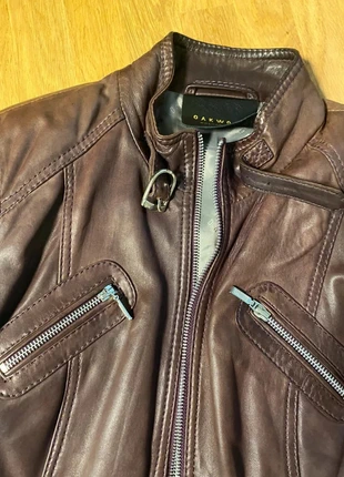 Veste en cuir Oakwood femme – élégance et qualité, brand: OAKWOOD, condition: Very good, size: M / 38 / 10, €55.00, €58.45 includes Buyer Protection