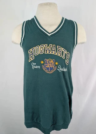 Débardeur Harry Potter “Hogwarts Team Quidditch” Vert - Taille S, marque: Harry Potter, état: Très bon état, taille: S, 10,00 €, 11,20 € Protection acheteurs incluse