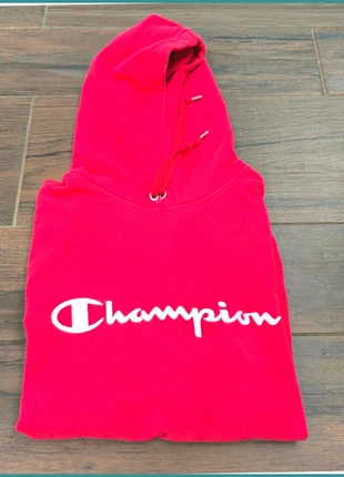 Sweat capuche Champion rouge taille M, brand: Champion, condition: Good, size: M, €19.90, €21.60 includes Buyer Protection
