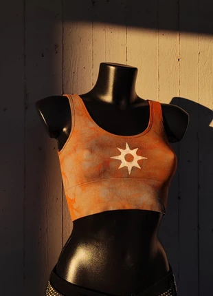 Crop top handmade prints, brand: Punk Rave, condizioni: Nuovo senza cartellino, taglia: S / IT 40 / EU 36, €20.00, €21.70 include la Protezione acquisti