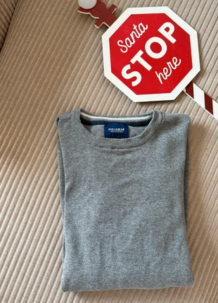 Especial Navidad: Jersey básico Pull&Bear gris – Talla L (hombre/unisex), marque: Pull & Bear, état: Neuf sans étiquette, taille: L, 6,99 €, 8,04 € Protection acheteurs incluse