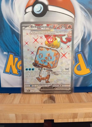 Bekaglaçon EX 210/197 OBF flammes obsidiennes, marque: Pokémon, état: Neuf sans étiquette, 4,00 €, 4,90 € Protection acheteurs incluse