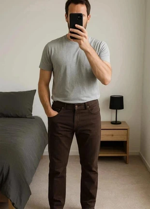 Jean marron Old River Taille 40, marke: Old River, zustand: Sehr gut, größe: W30 | DE 46, 30,00 €, 32,20 € inklusive Vinted-Käuferschutz