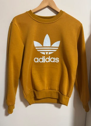 Sweat Adidas Moutarde M Femme Streetwear Style Vintage, marca: adidas, estado: Bom, tamanho: M / 38 / 10, €8.95, €10.10 inclui Proteção do Comprador