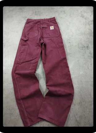 Pantalon de jeans Carpenter original rouge Carhartt W28L34 XS Homme, marca: Carhartt, estado: Muito bom, tamanho: XS, €30.00, €32.20 inclui Proteção do Comprador Pro