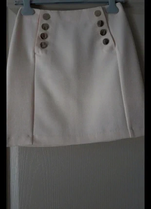 Jupe trapèze écru taille 36 neuf Boutique Parisienne, marca: Boutique Parisienne, estado: Novo sem etiquetas, tamanho: S / 36 / 8, €8.00, €9.10 inclui Proteção do Comprador