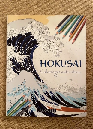 Hokusai colouring book anti stress Larousse Japan Japanese artwork new, condizioni: Ottime, €10.00, €11.20 include la Protezione acquisti