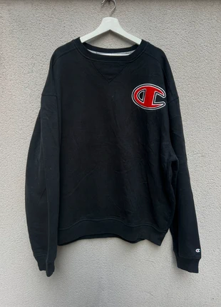 Champion Vintage Black Crewneck Sweatshirt with Red & White Big C Embroidered Logo, marque: Champion, état: Très bon état, taille: XXL, 15,00 €, 16,45 € Protection acheteurs incluse