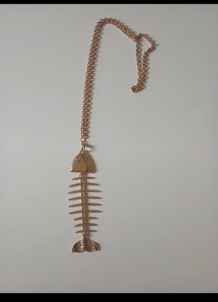 Zara collana lunga acciaio inox dorato pesce unisex, marke: Zara, zustand: Neu, 10,00 €, 11,20 € inklusive Vinted-Käuferschutz