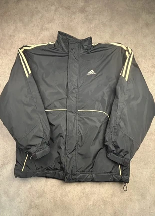Veste coupe vent adidas noire logo brodé crème - taille XL, brand: adidas, condition: Good, size: XL, €29.90, €32.10 includes Buyer Protection Pro