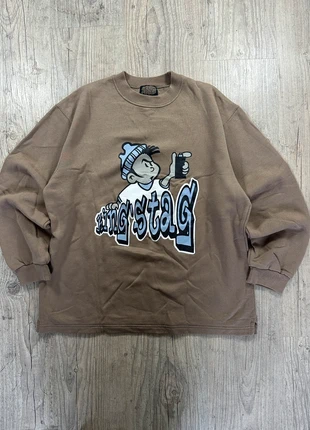 Crewneck / sweat y2k vintage marron à imprimé taille S / 16 ans - très bon état, marke: Vintage Dressing, zustand: Sehr gut, größe: S, 18,70 €, 20,34 € inklusive Vinted-Käuferschutz