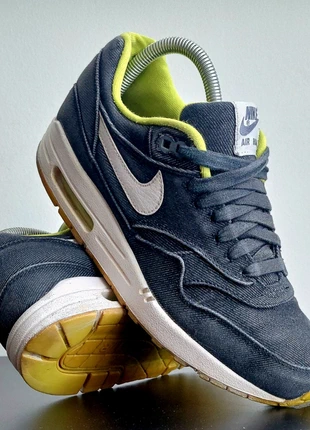 Nike Air Max 1 "Black Denim Cyber" '13, merk: Nike Air, staat: Goed, maat: 40.5, € 40,00, € 42,70 inclusief Kopersbescherming