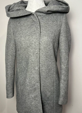 Manteau à capuche Vero Moda | Taille S | Gris chiné, brand: Vero Moda, condizioni: Ottime, taglia: S / IT 40 / EU 36, €15.00, €16.45 include la Protezione acquisti Pro