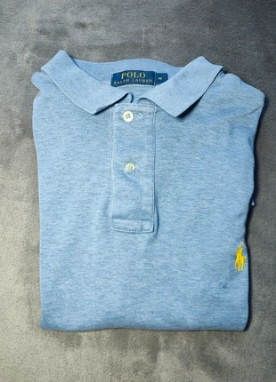 Polo manche courte - Polo Ralph Lauren -Couleur Bleu logo brodé Jaune - Taille M Homme, brand: Ralph Lauren, condition: Very good, size: M, €15.90, €17.40 includes Buyer Protection