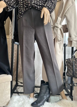 Pantalon tailleur Afibel brun-gris (taupe foncé) T.40, merk: Afibel, staat: Heel goed, maat: L / 40 / 12, € 8,00, € 9,10 inclusief Kopersbescherming