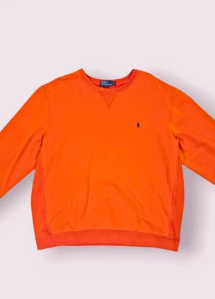 Sweat Ralph Lauren – Coton – Logo brodé – Très bon état – Orange – Taille XXL, brand: Ralph Lauren, condizioni: Ottime, taglia: XXL, €40.00, €42.70 include la Protezione acquisti