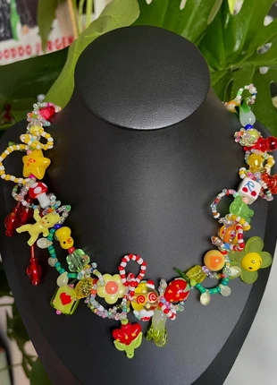 Chunky Y2K "Morning Dew" Necklace, marque: Tiny Bar of Soap, état: Neuf avec étiquette, 50,00 €, 53,20 € Protection acheteurs incluse