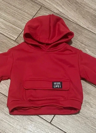 Kids Red Hoodie, marque: Shein, état: Très bon état, taille: 9-12 mois / 74 cm, 5,00 €, 5,95 € Protection acheteurs incluse