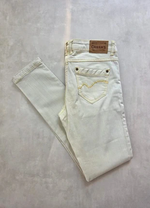 creeks jean skinny blanc cassé femme eur 38 (env 37 cm à plat), marca: Creeks, estado: Bueno, tamaño: M / 38 / 10, 8,00 €, 9,10 € Protección al comprador incluida
