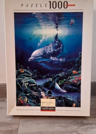 Puzzle dauphin en mer – 1000 pièces, marca: Nathan, estado: Muito bom, €1.00, €1.75 inclui Proteção do Comprador
