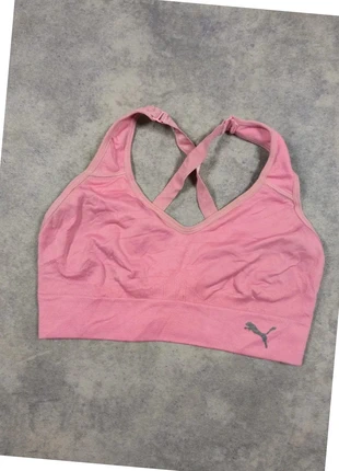 Brassière de sport puma rose taille S avec bretelles ajustables, marque: Puma, état: Très bon état, taille: S, 11,90 €, 13,20 € Protection acheteurs incluse