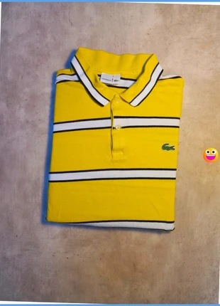 Polo Lacoste à rayures jaune pour homme taille 4 taille M - authentique - très bon état, marque: Lacoste, état: Très bon état, taille: M, 27,00 €, 29,05 € Protection acheteurs (Pro) incluse