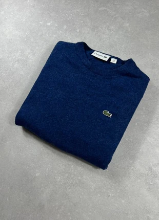Pull sweat Lacoste femme col rond en laine bleu - taille L, brand: Lacoste, condizioni: Ottime, taglia: L, €39.00, €41.65 include la Protezione acquisti