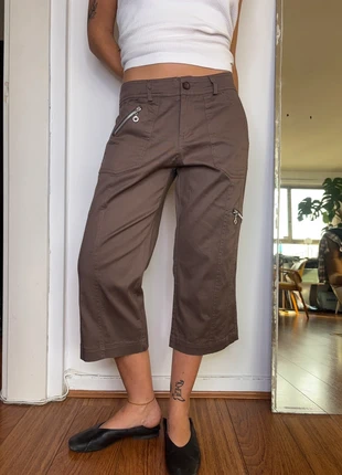Pantacourt marron vintage, marca: Vintage Dressing, estado: Muito bom, tamanho: L / 40 / 12, €24.00, €25.90 inclui Proteção do Comprador Pro