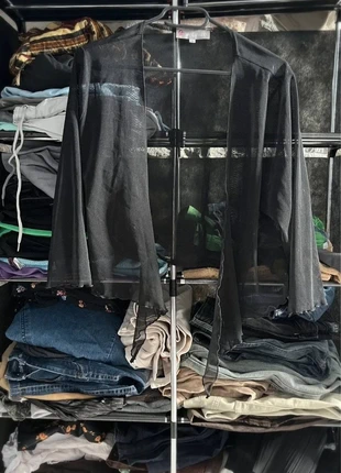 Bolero transparent noir asymeetrique vintage taille 50 mais correspond M, marque: Vintage Dressing, état: Très bon état, taille: M / 38 / 10, 8,00 €, 9,10 € Protection acheteurs incluse