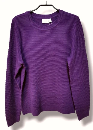 Jersey Vila de Punto Bodoque / Buble Knit 100% Algodón Orgánico, marque: Vila, état: Très bon état, taille: M / 38 / 10, 19,00 €, 20,65 € Protection acheteurs (Pro) incluse