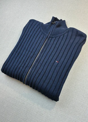 Pull Half zip full zip Tommy hilfiger Bleu / M col camionneur coton piqué sweat jacket Vintage, brand: Tommy Hilfiger, condition: Very good, size: M, €38.00, €40.60 includes Buyer Protection