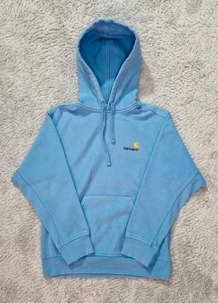 Sweat à capuche carhartt american script bleu clair taille S logo brodé excellent état, marke: Carhartt, zustand: Sehr gut, größe: S, 49,00 €, 52,15 € beinhaltet Vinted-Käuferschutz Pro