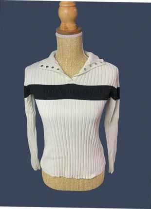 Pull camionneur à boutons Tommy Hilfiger femme - taille XS, brand: Tommy Hilfiger, condition: Very good, size: XS / 34 / 6, €12.00, €13.30 includes Buyer Protection Pro