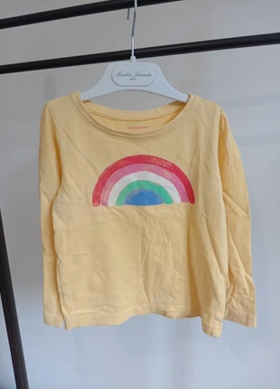 Camiseta de manga larga amarilla con arcoiris 100% algodón, marque: Young Dimension, état: Très bon état, taille: 24-36 mois / 92 cm, 2,00 €, 2,80 € Protection acheteurs incluse