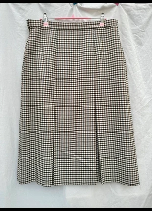 Murray Brothers Hawick | Vintage Wool Skirt UK 16 | Brown Check | Pristine, brand: Vintage Dressing, condition: New without tags, size: L / UK 16-18, £30.00, £32.20 includes Buyer Protection Pro