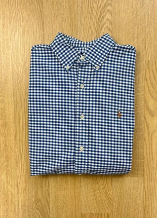 Chemise Ralph Lauren homme S à carreaux bleu et blanc, marca: Ralph Lauren, estado: Muito bom, tamanho: S, €28.00, €30.10 inclui Proteção do Comprador Pro