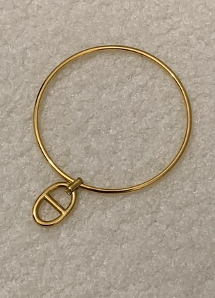 Bracelet doré jonc breloque maille marine acier inoxydable, brand: Tendance, condition: Very good, €12.50, €13.83 includes Buyer Protection Pro