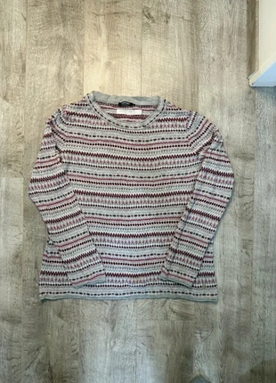 Pull vintage motifs rouge et gris XL, marca: Vintage Dressing, estado: Muy bueno, tamaño: XL / 42 / 14, 13,00 €, 14,35 € Protección al comprador incluida