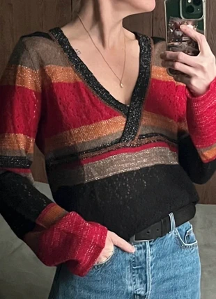 Pull mohair ajouré multicouleurs St Martins T.M, marca: St-Martins, estado: Muito bom, tamanho: M / 38 / 10, €19.00, €20.65 inclui Proteção do Comprador Pro