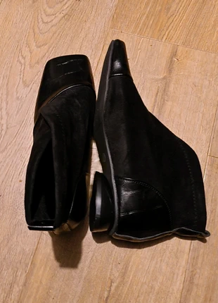 Black Suede & Faux Leather Ankle Boots – Square Toe size 4 (37), brand: unknown, condition: New without tags, size: 4, £18.00, £19.60 includes Buyer Protection