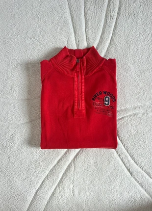 Pull Half Zip River Woods Rouge Taille XL, marque: River Woods, état: Neuf sans étiquette, taille: XL, 34,99 €, 37,44 € Protection acheteurs incluse